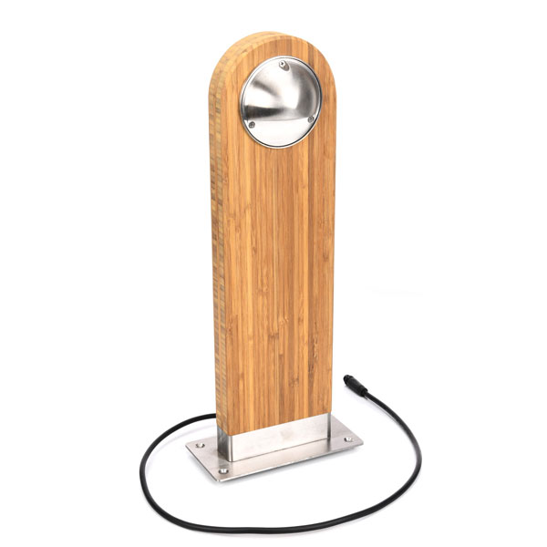 Suslight | SMALL ONE BAMBOO RVS | Staande Buitenlamp