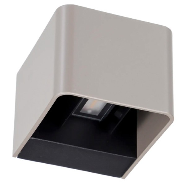 Suslight | SQUARE CHAMPAGNE 230V | Wandlamp Buiten
