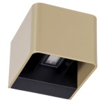 Suslight | SQUARE GOLD | Wandlamp Buiten