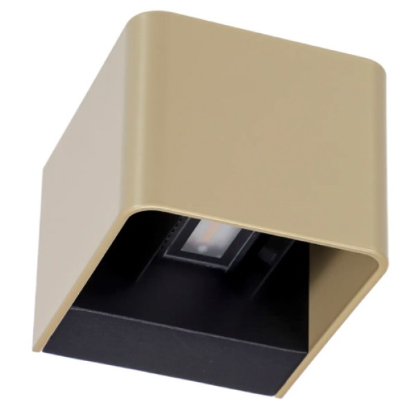 Suslight | SQUARE GOLD 230V | Wandlamp Buiten
