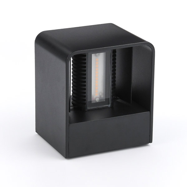 Suslight | SQUARE BLACK 230V | Wandlamp Buiten