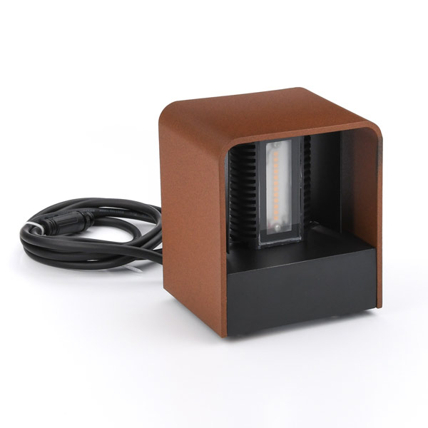 Suslight | SQUARE RUST | Wandlamp Buiten